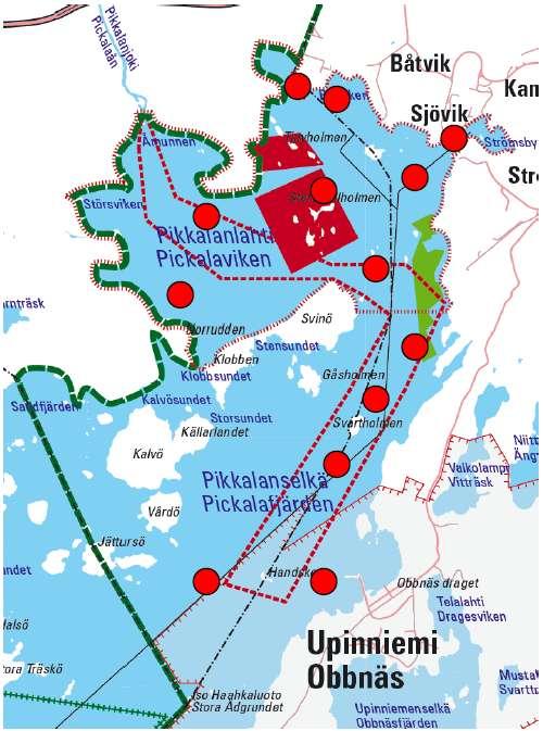 Syrehalten i viken under året 2005 var god, men under sensommaren kunde man se att syrehalten sjunkit i bottenvattnet.