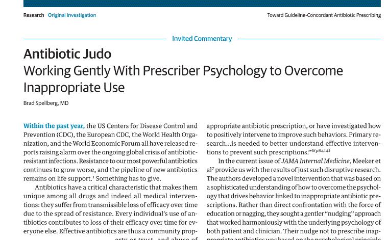 Antibiotic Judo Spellberg JAMA