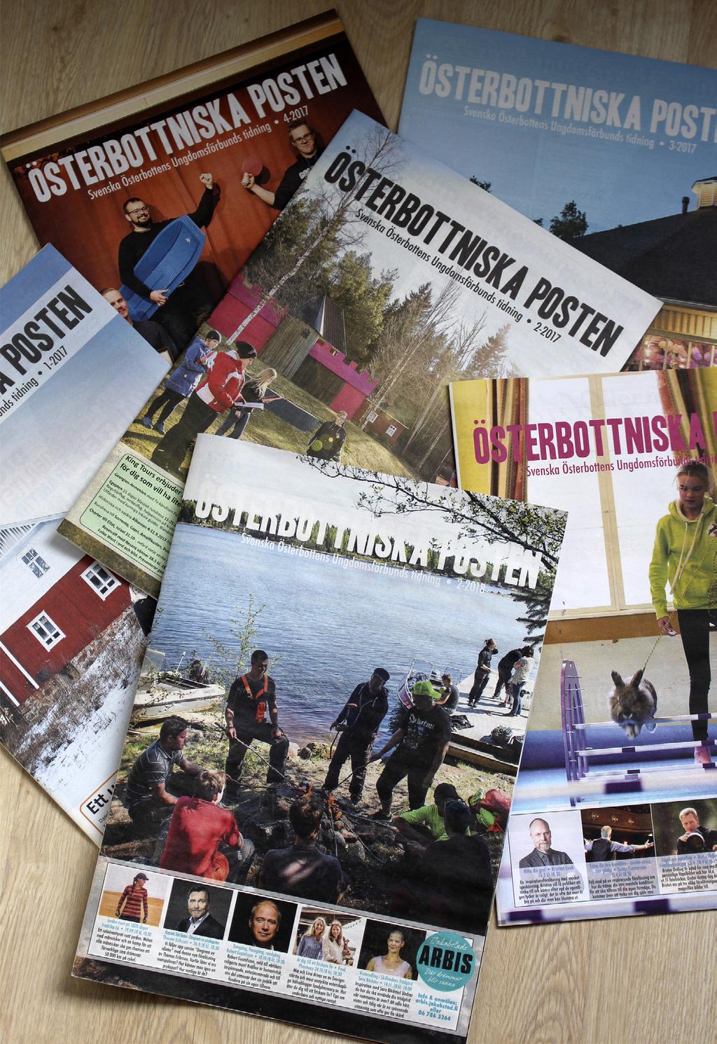 Vår medlemstidning ÖP, Österbottniska Posten, är numera Svenskfinlands största gratistidning med över 40.000 exemplar.