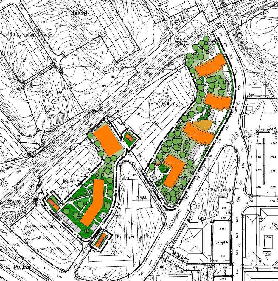 en utbyggnad av VA-nätet krävs i Kapplandsgatan. Anslutning av det sydvästra området kan ske från Penningatan och Nickelmyntsgatan.