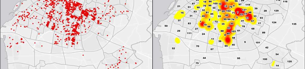 punktform för Malmö och Burlöv