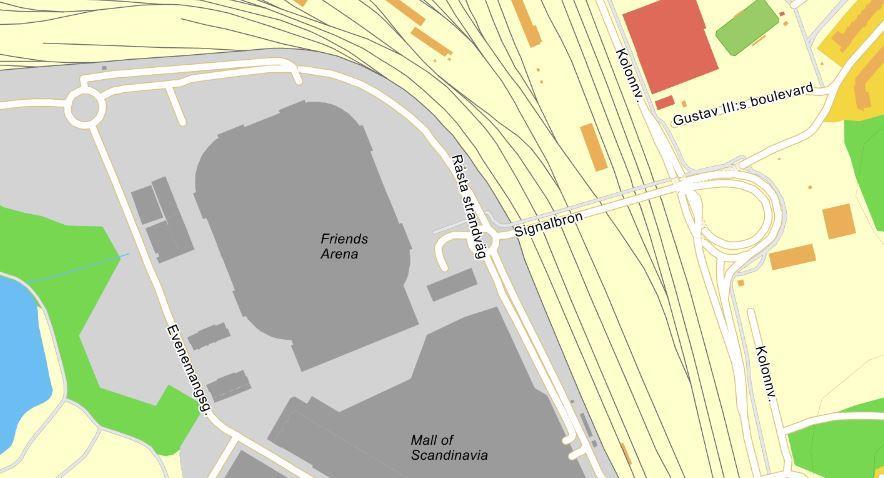 Gate 3 Funktionärsingång Funktionärsparkeringen P 9 Parkering P 9 Funktionärsparkering Bilpass i