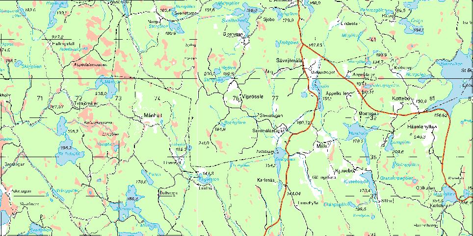Närmaste förekomst av större vattensalamander, Snokpölen, finns på ca 1900 meters avstånd. Lilla Farsbo: Två förekomstvatten (Lilla Farsbo 1 och 2). Avståndet mellan vattnen är ca 100 meter.