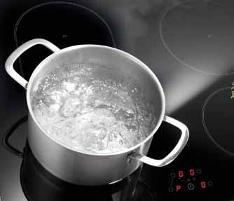 Det tar bara 4,2 minuter att koka upp 2 l vatten och det är mycket tidseffektivt.