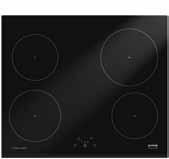 fram: Ø 18,5 cm, 1,4/2 kw, Höger fram: Ø 16,5 cm, 1,2/1,4 kw, Vänster bak: Ø 16,5 cm, 1,2/1,4 kw, Höger bak: Ø 20,5 cm, 2/2,3 kw SuperSilent Kontrolltyp: Slider control SliderTouch