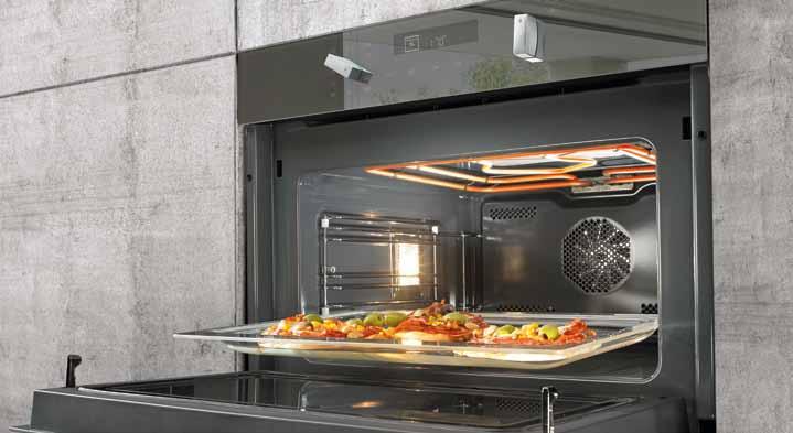 GORENJE BY STARCK 5 MultiUse Dra nytta av alla fördelar med kombinerad användning Inbyggda kombinerade ugnar och mikrovågsugnar ger alla fördelar med mikrovågor, varmluft och grill.