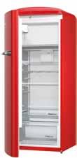 isbildning i frysen FastFreeze Infrysning: 3 lådor SpaceBox XXL lådor 12 295 ORB153 Kylskåp Gorenje Retro Collection Baby Blue 1 : A+++