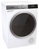 StartDelay Steam (dryer) Funktioner Anti-allergisk torktumlare med IonTech teknologi FiltrationSupreme SteamTech Skrynkelfritt Belysning i trumman AutoDrain - Anslut till dräneringssystem Displaytyp: