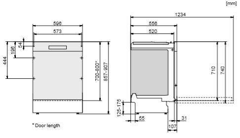 RITNINGAR 69 DU601W DU6000 1252 556 596 720-800 817-867 125-175 820-870 min 600 min 580 55 107 574 GDV670XXL GDV660 GV66160 GV65160 550 598 550 448 682-710