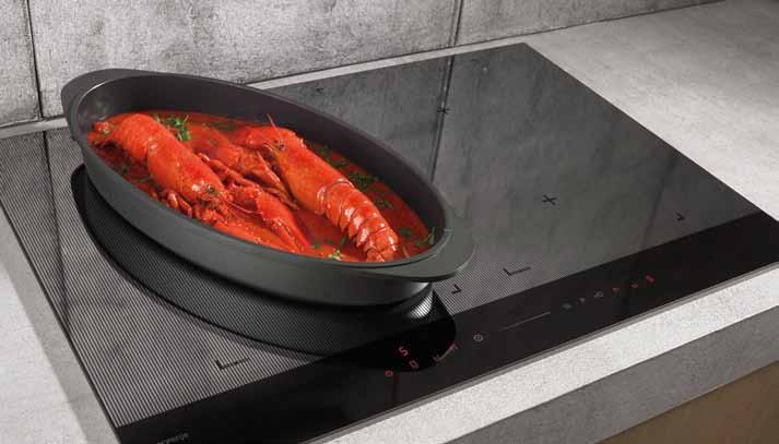 GORENJE BY STARCK 7 XpandZone XXL-yta för stora grytor och stekpannor Med XpandZone kan du använda nästan hela ytan på induktionshällen när du lagar mat.