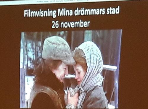 Filmen Mina drömmars stad från 1976 med Eddie Axberg och Britt-Louise Tillbom som Henning och Lotten