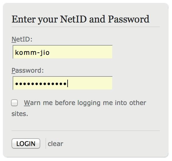 Gå till inloggningssidan genom att ange webbplatsens URL med /user i slutet. T.ex.
