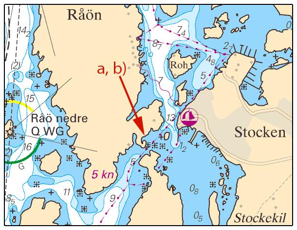 2015-03-12 11 Nr 537 Inför undervattenssten a) 58-09,009N 011-24,610E Inför bränning b) 58-09,015N 011-24,621E Bsp Västkusten N 2014/s38, Bsp Västkusten S 2014/s63 Råön