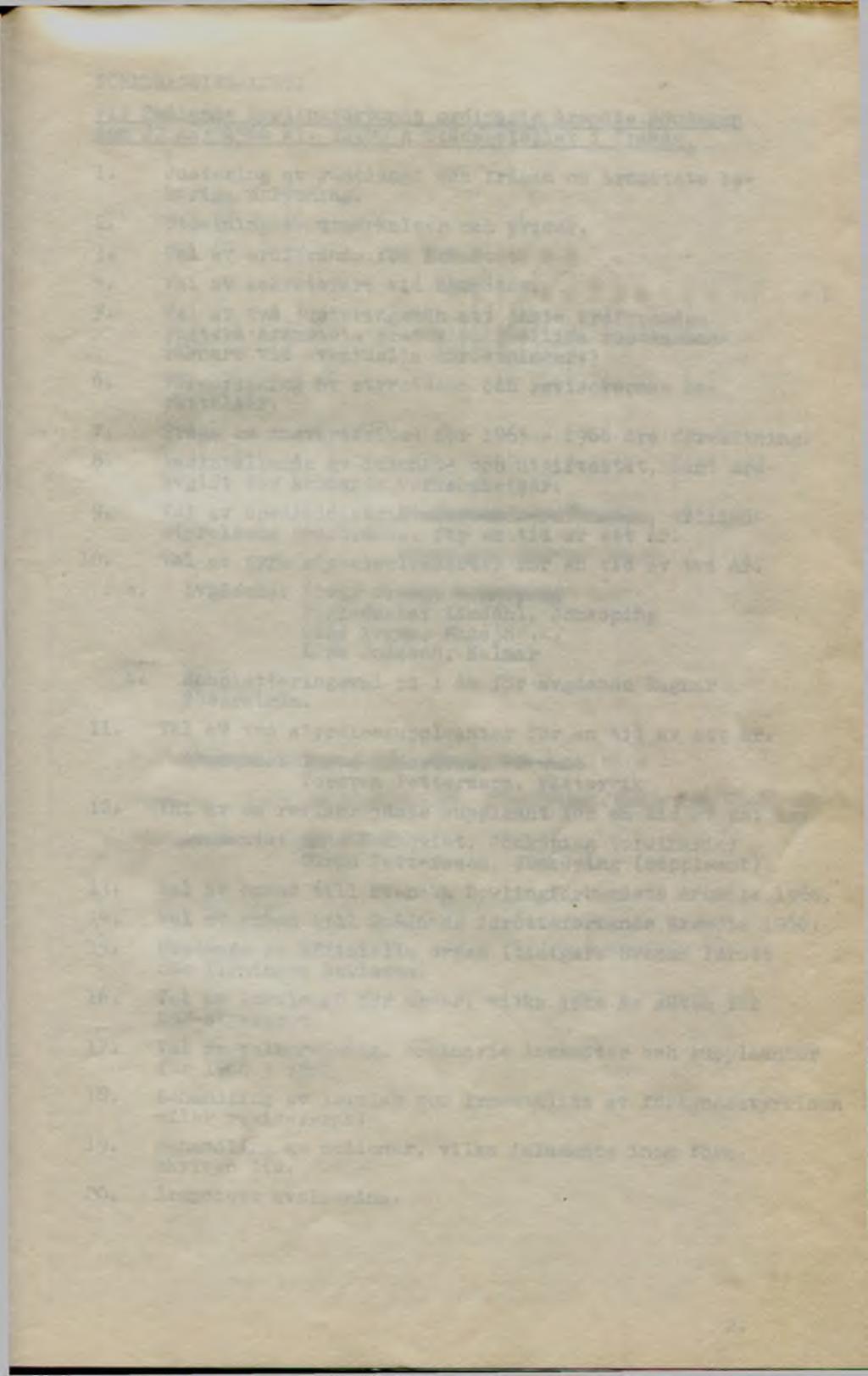 S M Å L A N D S B O W L I N G F Ö R B U N D 1965-1966 Verksamhetsberättelse Förvaltningsberättelse