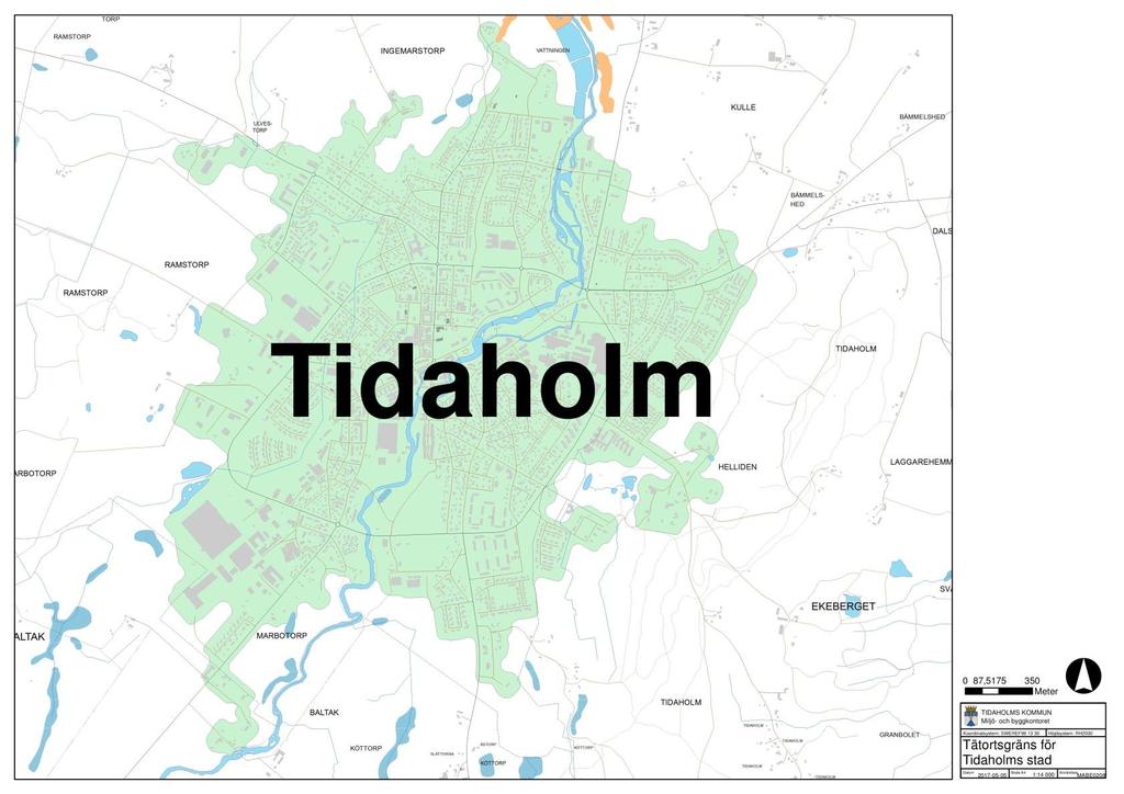 12/12 BILAGA 2 En tätort är ett tättbebyggt område med minst 200 invånare där avståndet