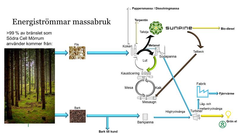 28(57) massabruket i Mörrum levereras ungefär 175 GWh värme till orterna Karlshamn, Mörrum och Svängsta i Blekinge.