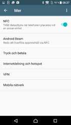 säkerhet. Se även till att telefonen har NFC tillkopplat.