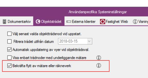 Ny funktionalitet generella funktioner Förutom nyheter som är direkt kopplade till Energiuppföljning finns det några nya funktioner som är införda i generella delar som används i Hyra, Teknisk