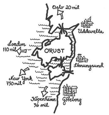 2 OM ORUST BAKGRUNDSBESKRIVNINGAR 2.1 KOMMUNEN Orust är en ö-kommun. Själva Orust är västkustens största och landets tredje största ö efter Gotland och Öland.
