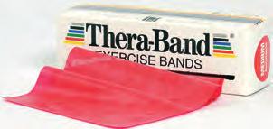 44 Träningsprodukter Thera-Band Träningsband Thera-Band lanserades redan på 70-talet och har sedan dess varit en viktig del i träningen.