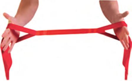CLX-banden är ett mycket funktionellt redskap och de är uppbyggda med looper vilket gör dem till ett unikt träningsredskap - band, tubing, loop och handtag i samma produkt.
