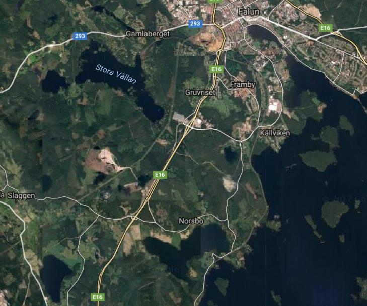 Figur 1 Översiktskarta Karlsvik 1:3, 1:20, 1:21, i större sammanhang