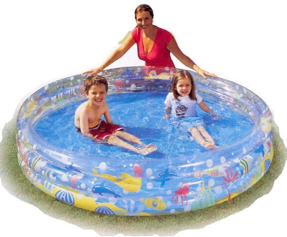 Art. 51005 Bad-Pool 183x33cm Deep Dive 3-ring Pool 3 luftringar