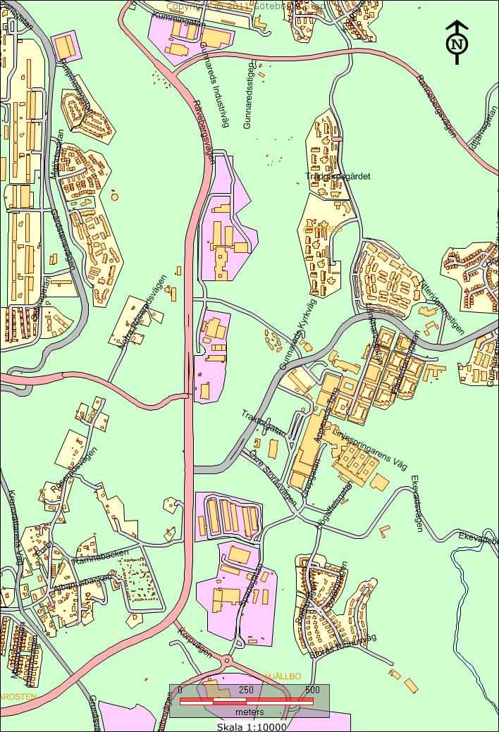 Bilaga 1 till TU i fastighetsnämnden 2012-06-15, Dnr 0487/07 Planområdet Gårdsten