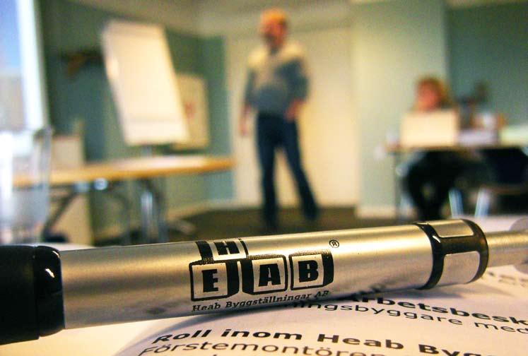 Heab har utbildat internt sedan 2007.
