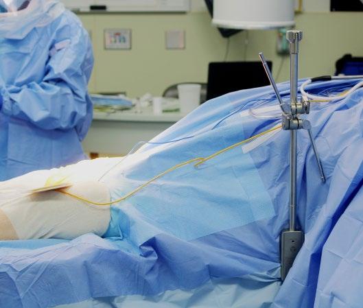 TIP: Position the rail clamp as far north as possible, or at patient s mid-chest level.