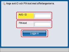 Sida 8 av 31 Visa skärmen Snabbmeny 1. Logga in från inloggningsskärmen.