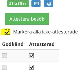 godkännande attestering I nästa steg kan du välja att attestera ett