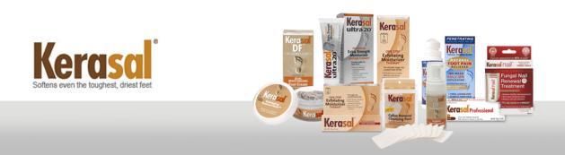 Kerasal JointFlex Kerasal är en produktserie med effektiv behandling för vanligt förekommande och svårbehandlade fotproblem.