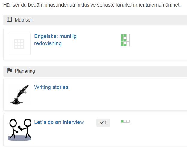 Bedömningsformer och bedömningstillfällen Enligt läroplanen ska utvärderingarna av elevernas kunskaper vara allsidiga.