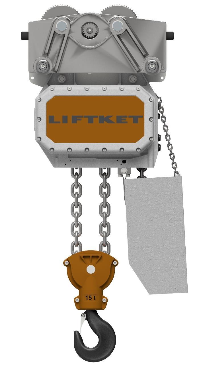 Bruksanvisning LIFTKET B13 / LIFTKET B15 Elektrisk kättingtelfer Påbörja inte arbetet med elkättingtelfern innan alla som arbetar med