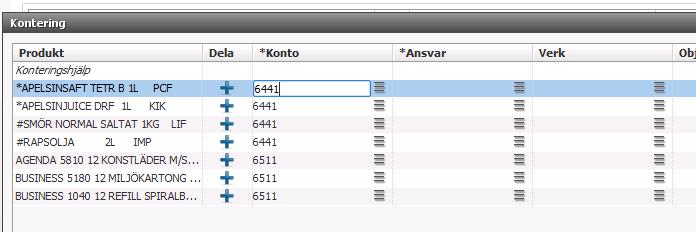 20 (92) När Du konterar första gången får Du upp en hjälpruta Konteringshjälpen med information om hur Du kan kontera och hur Du kan använda snabbkommandon och använda tangentbordet istället för