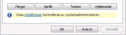 sida. Det går som användare att göra personliga inställningar för bildvisning, vilket gör att alla användare inte har samma inställningar.