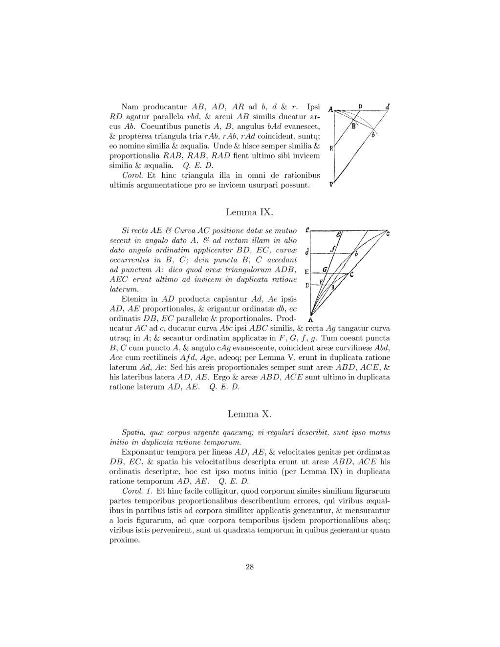 Planetbanor Philosophiæ naturalis principia mathematica Exempel på