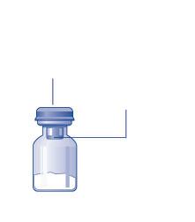 Översikt Injektionsflaska med NovoEight pulver Plastlock Gummipropp (under plastlocket) Adapter till flaska