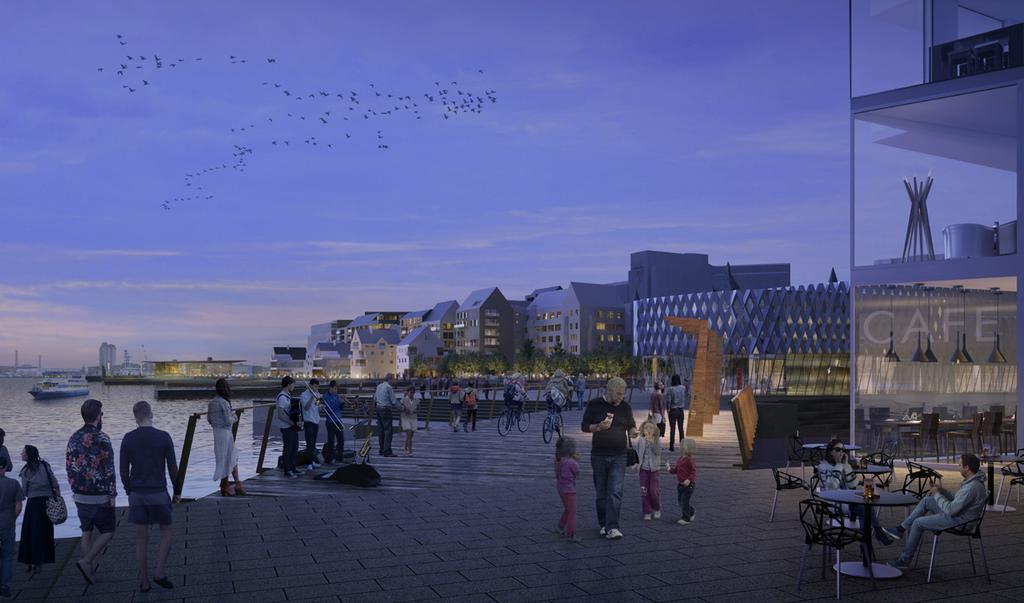 2.2 Relationen till staden Skeppsbron ska bli stadens nya ansikte ut mot älven.