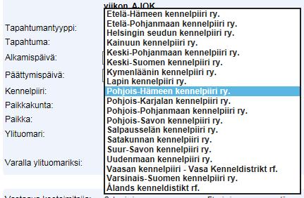 Ifall evenemanget äger rum under endast en dag behöver slutdatum inte sparas.