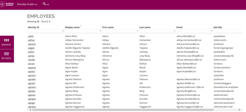 System roles IDAC Admin Utbildning