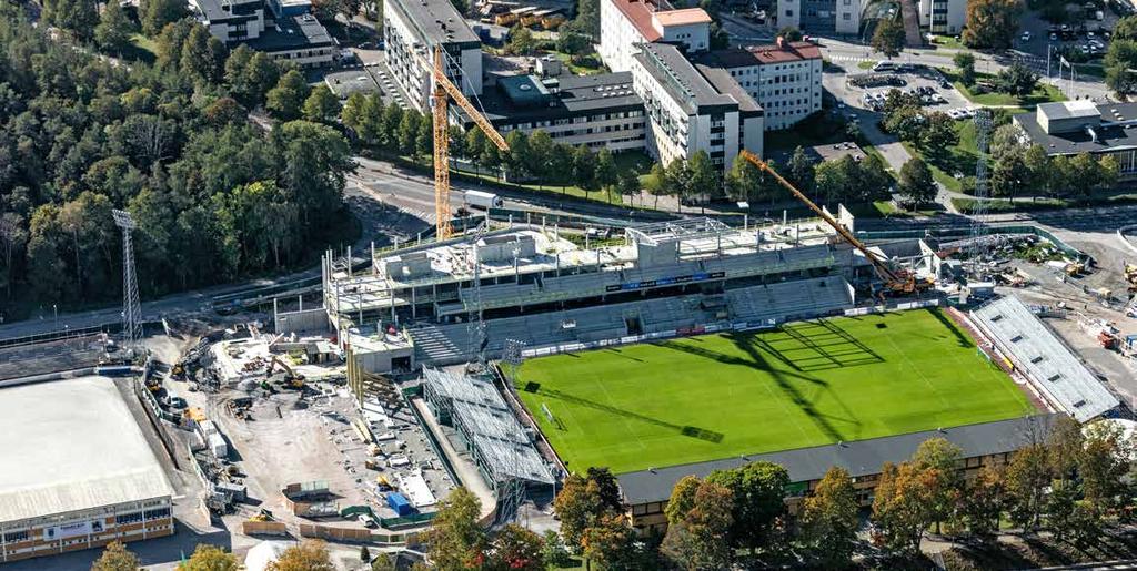 Intensiv vinter på Studenternas UNDER HÖSTEN HAR ombyggnaden av Studenternas IP i Uppsala gått in i sitt tuffaste skede.