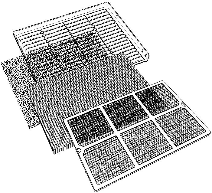 Plugg för vattendränering Strömsladd Slangadapter (1 x P720 + P726 / 2 x P729 + PH733) Hjul Luftinlopp för luft som ska kylas/filtreras Luftutlopp för luft som ska kylas/filtreras Skumgummikomponent
