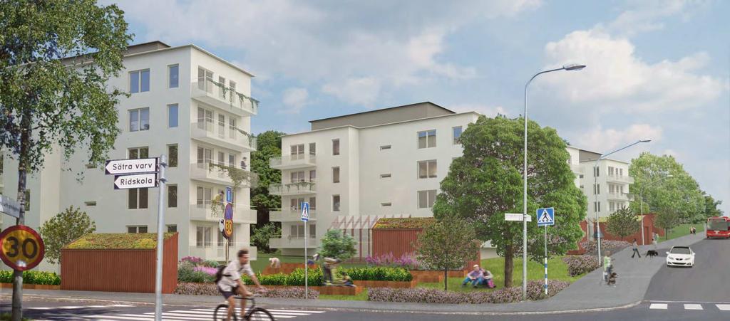 Illustrationsbilaga Detaljplan för område vid Sätra gård, del av Sätra 2:1 i stadsdelen Sätra, S-Dp