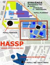 H A S S P Holistic Association Social Science Park HASSP-gruppens planer Ett pilotprojekt inom Lindholmen planeras som innebär en uppväxling av såväl stadsdelen som hela regionen.