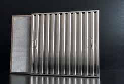 ABC ALUMINIUMFILTER ANVÄNDNING ABC-Aluminiumfilter hindrar fett och kondens från att sätta sig i kanaler, galler och