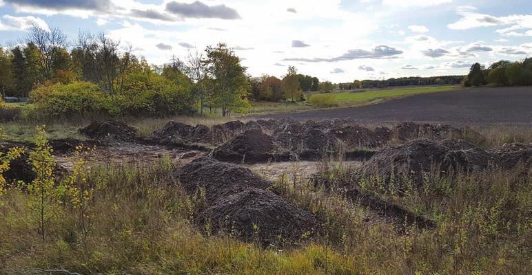 Tolkning Vid den arkeologiska kontrollen år 2004 påträffades två stolphål och en kokgrop. Anläggningarna undersöktes och dokumenterades men daterades inte.