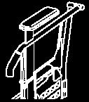 5 cm 62484-60 50-60 cm 62451-60 Fotplattor till benstöd Delade uppfällbara, reglerbara i