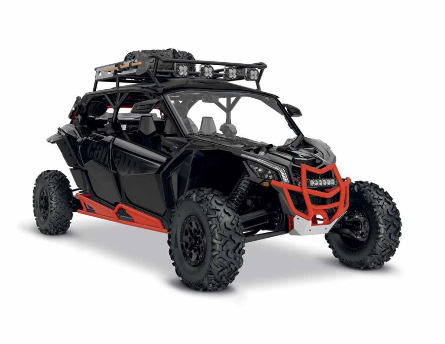 4 MAVERICK X3 BESÖK DIN ÅTERFÖRSÄLJARE ELLER GÅ TILL CAN-AMOFFROAD.COM OCH BLÄDDRA I TILLBEHÖRSBROSCHYREN.